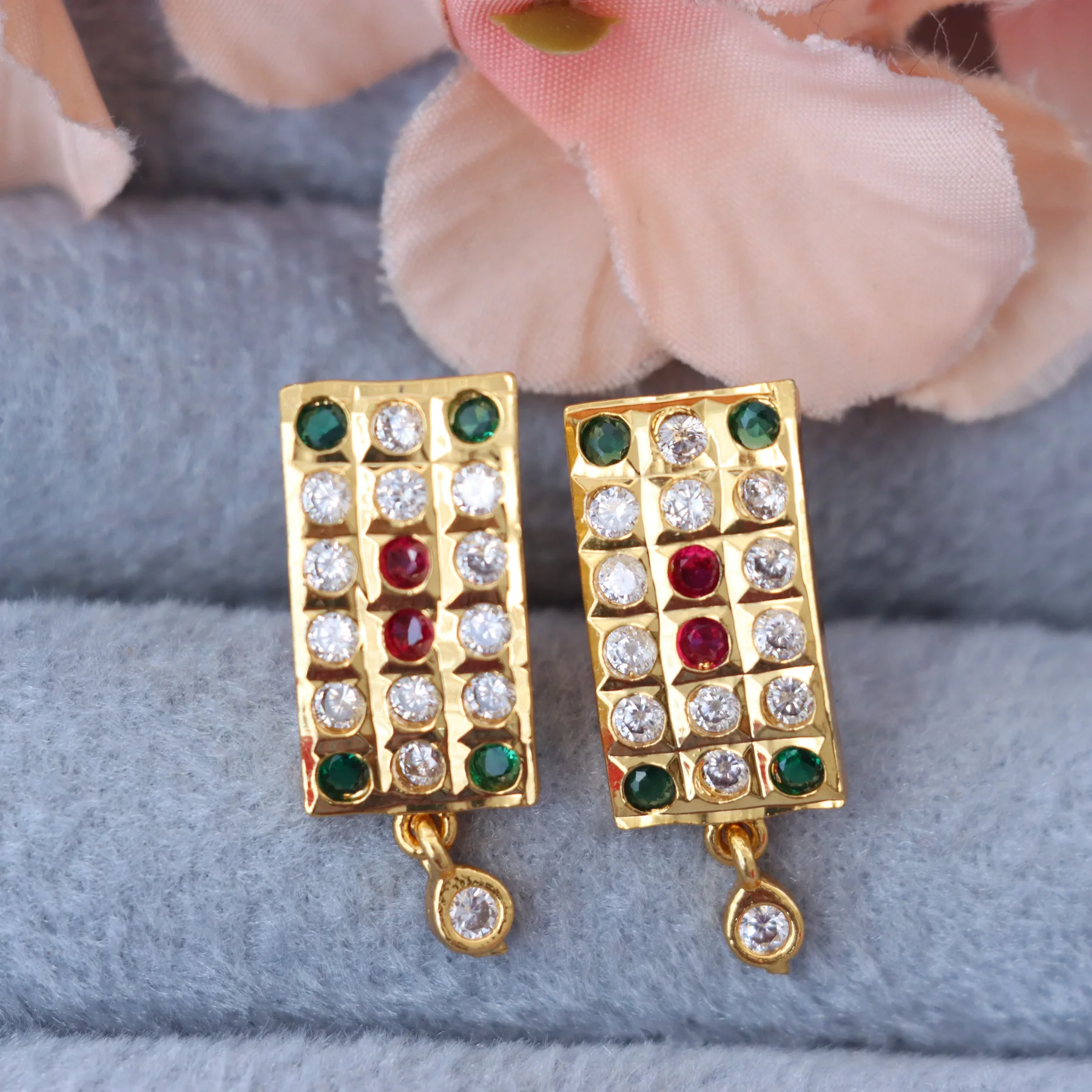 Exquisite Stone Earrings - Multicolor